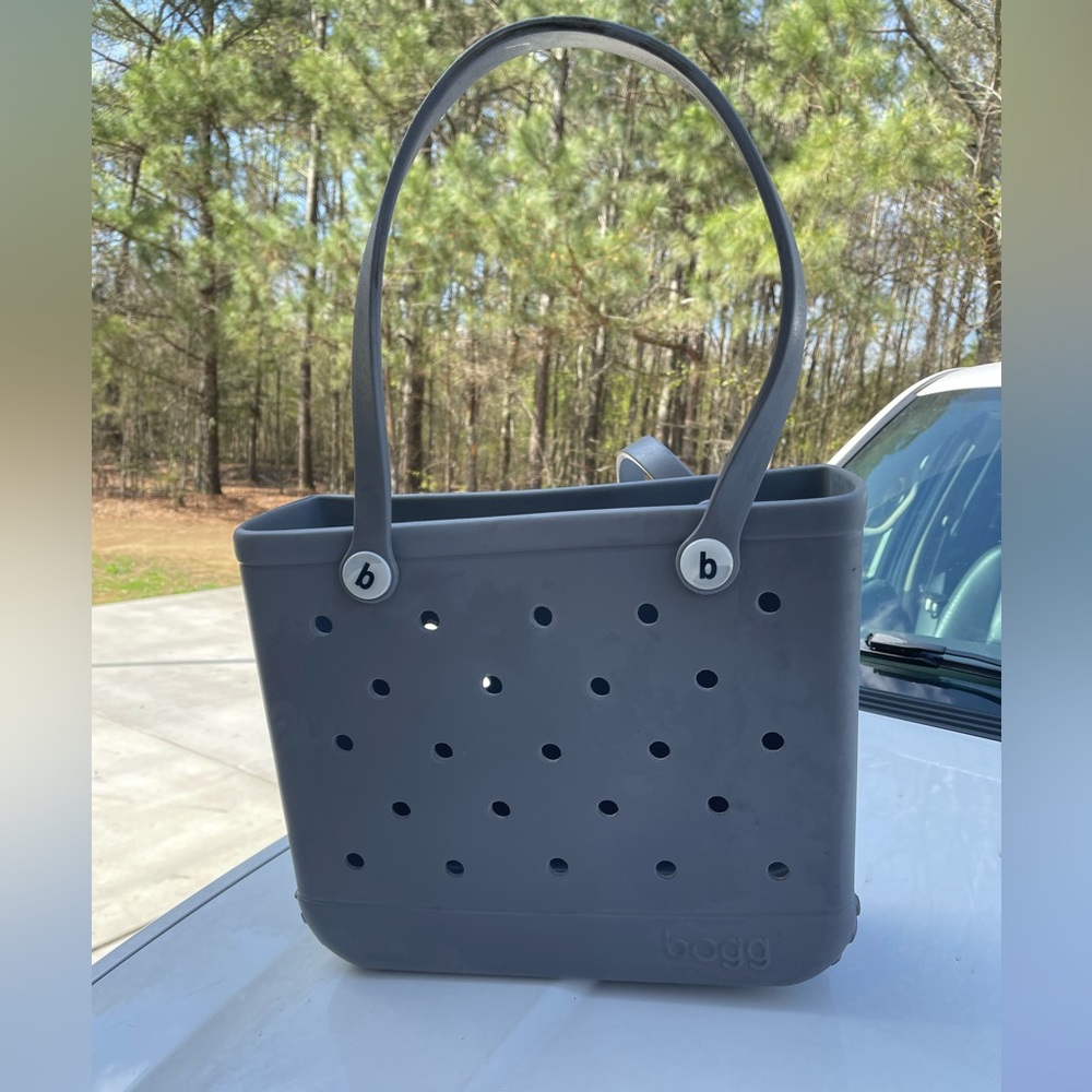 Gray Bogg bag (small stain on strap from being outside)